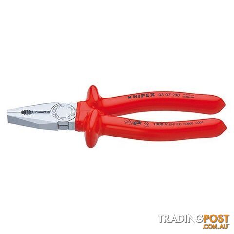 Knipex 250mm Combination Pliers  - 1000V VDE SKU - 307250