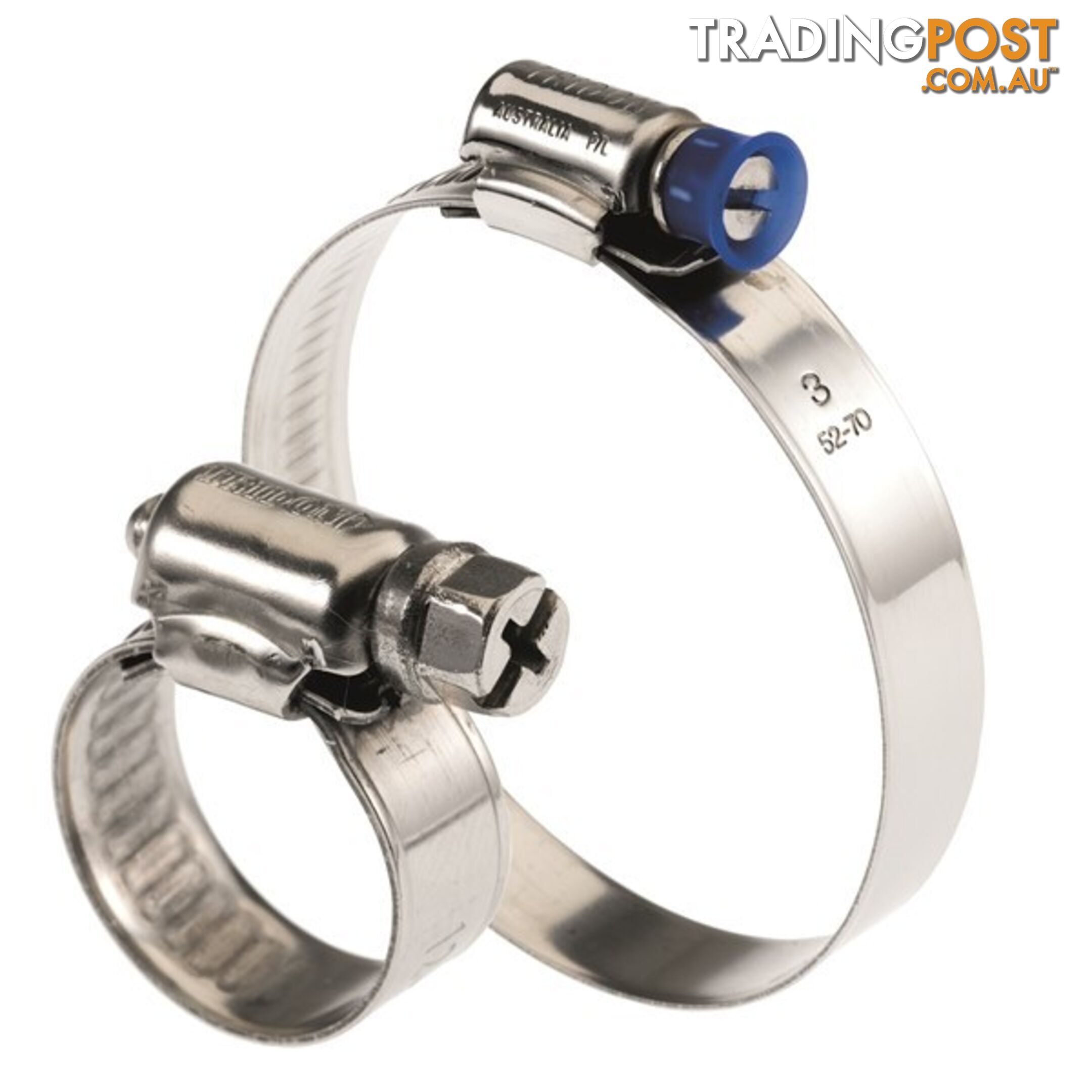 Tridon Hose Clamp 40 -57mm Regular Solid Band Collared Full S. Steel 10pk SKU - SMPC2XP