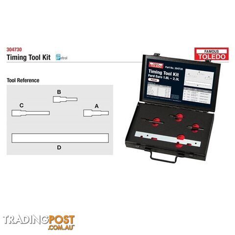 Toledo Timing Tool Kit  - Ford   Mazda SKU - 304730