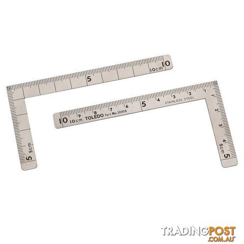 Toledo Mini Square Metric  - 100 x 50mm SKU - 301958