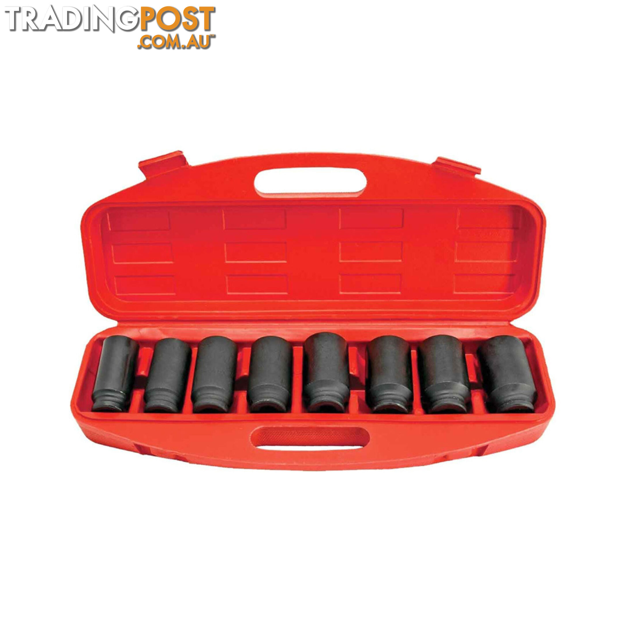 PK Tools 1/2 " Dr Metric 12pt Axle Nut Socket Set 29  - 39mm 8pc SKU - PT10396