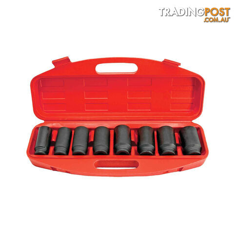 PK Tools 1/2 " Dr Metric 12pt Axle Nut Socket Set 29  - 39mm 8pc SKU - PT10396