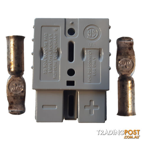 50 Amp Genuine Anderson Plug Grey SKU - 10360