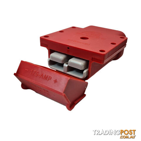 Trailer Vision 175a Anderson Plug Mounting Kit  (RED) Assembly with LED Power Indicator SKU - TVN-201426-175R