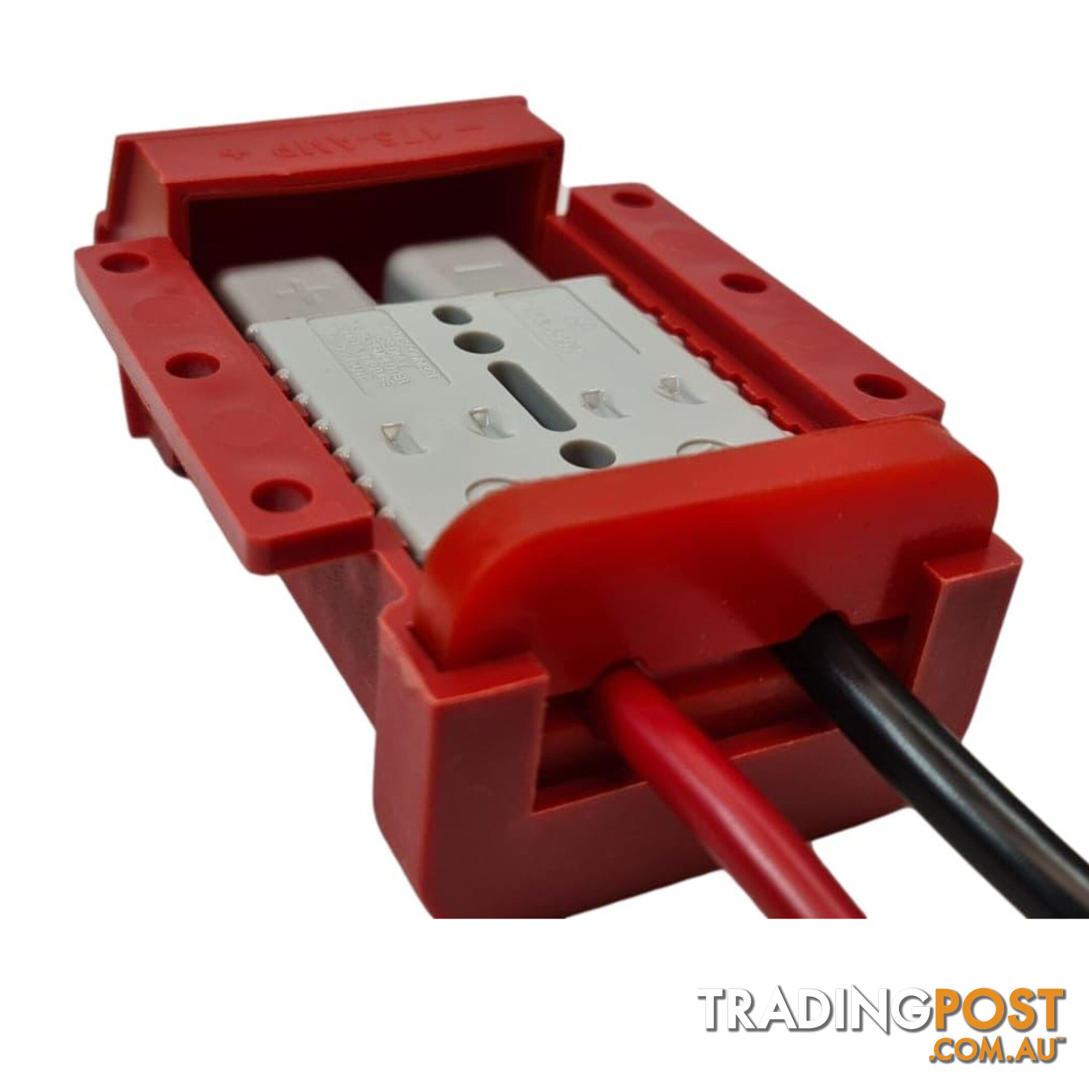 Trailer Vision 175a Anderson Plug Mounting Kit  (RED) Assembly with LED Power Indicator SKU - TVN-201426-175R