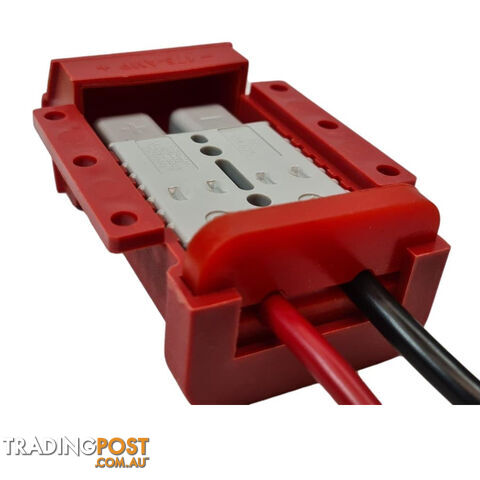 Trailer Vision 175a Anderson Plug Mounting Kit  (RED) Assembly with LED Power Indicator SKU - TVN-201426-175R