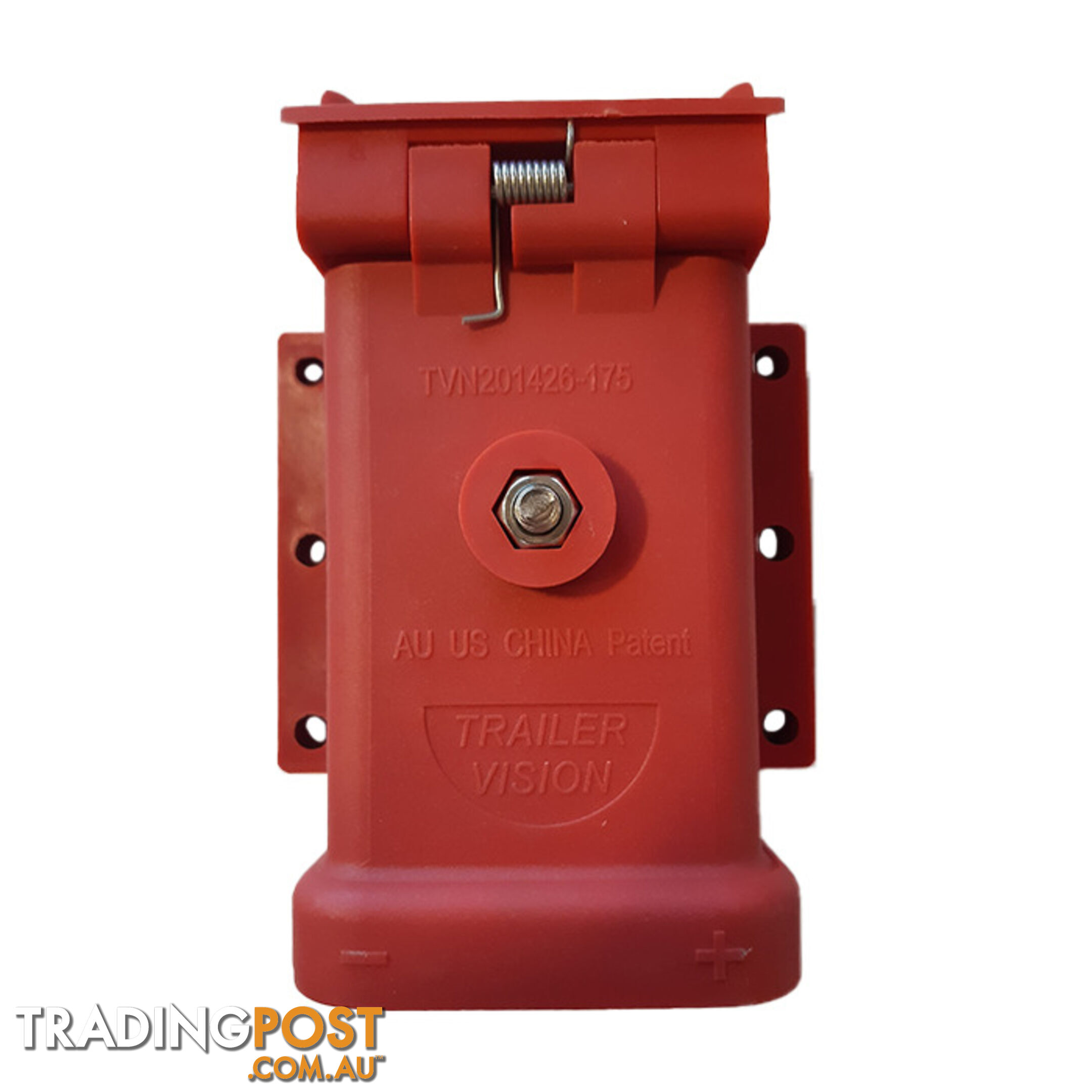 Trailer Vision 175a Anderson Plug Mounting Kit  (RED) Assembly with LED Power Indicator SKU - TVN-201426-175R