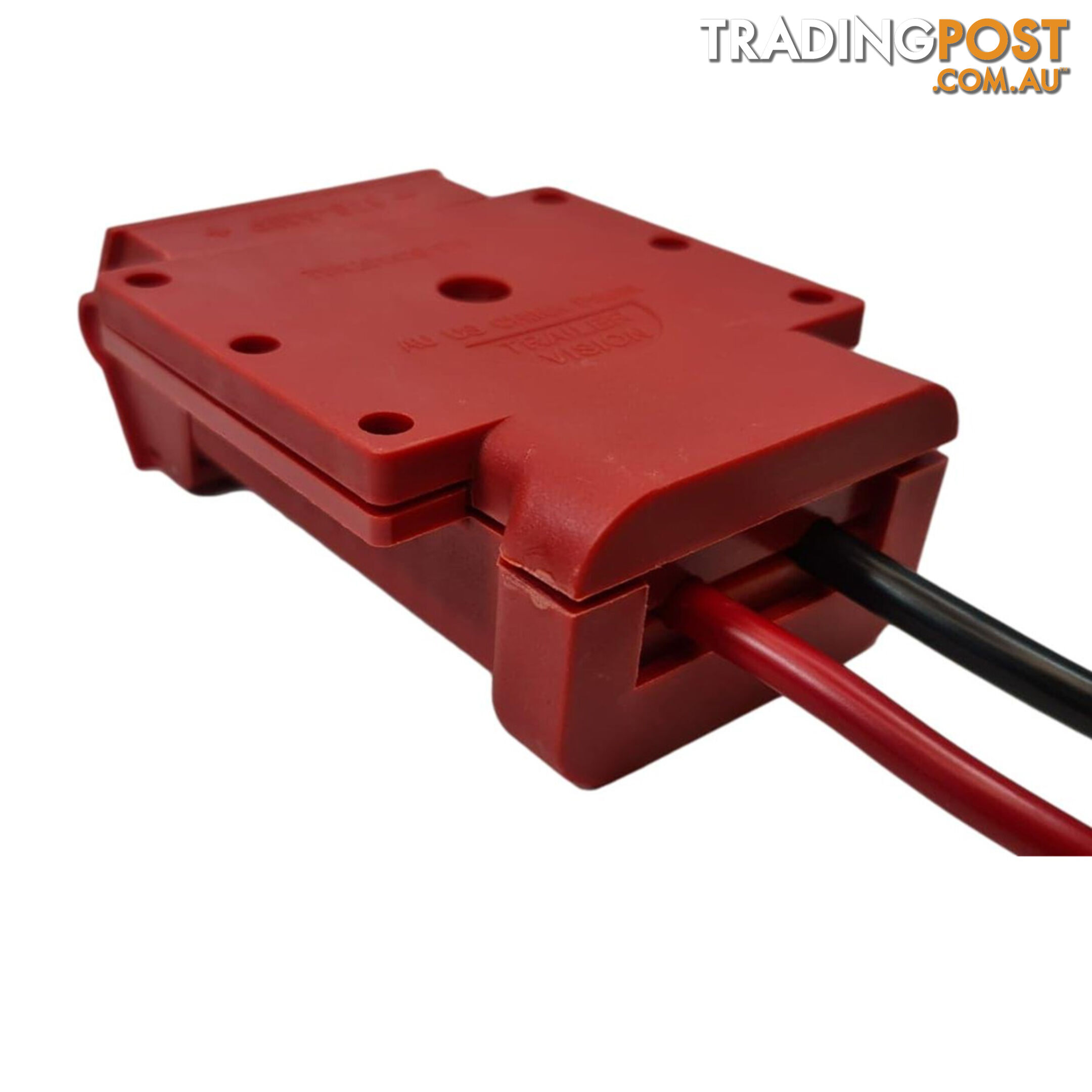 Trailer Vision 175a Anderson Plug Mounting Kit  (RED) Assembly with LED Power Indicator SKU - TVN-201426-175R