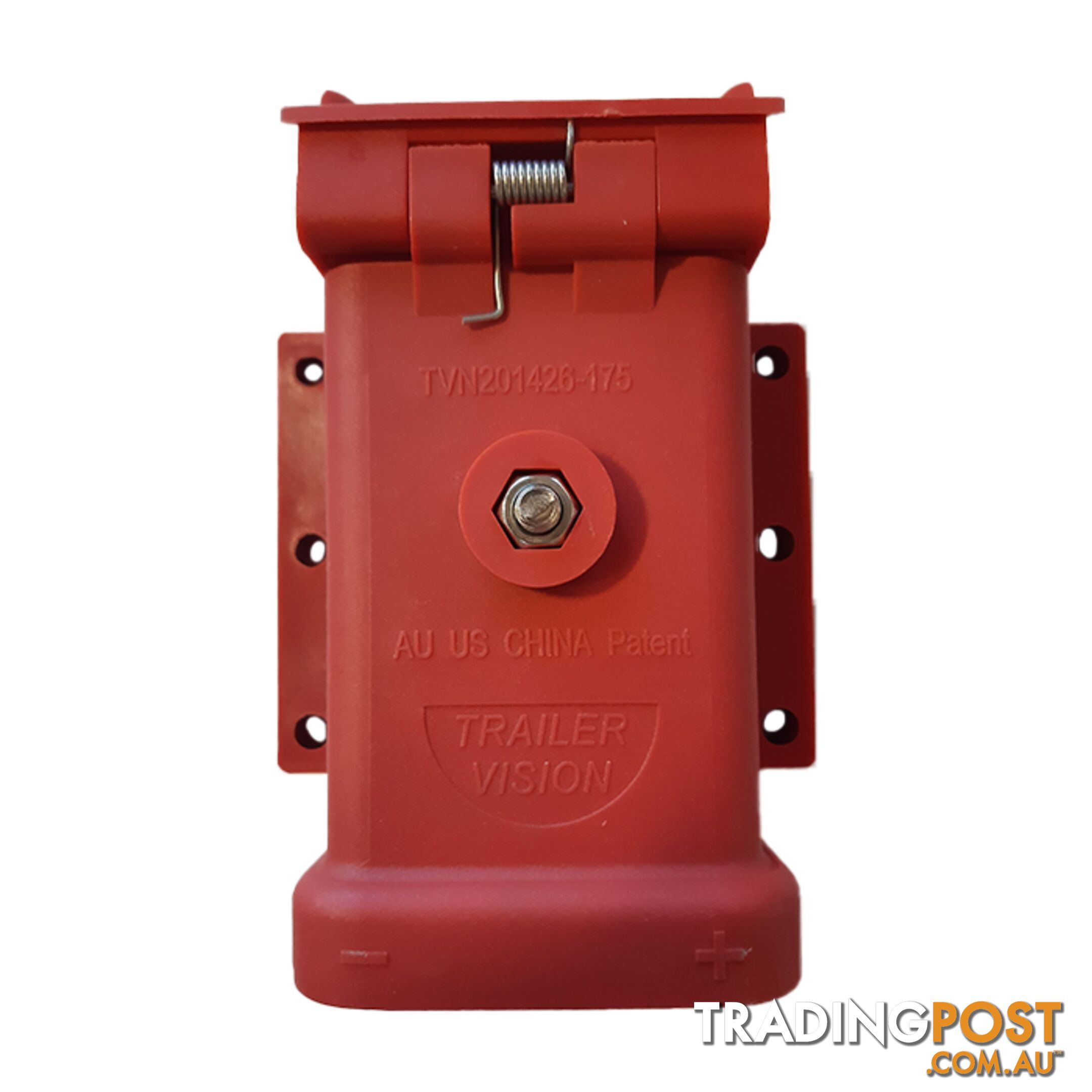 Trailer Vision 175a Anderson Plug Mounting Kit  (RED) Assembly with LED Power Indicator SKU - TVN-201426-175R