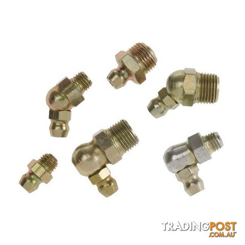 Toledo Grease Nipple Steel  - R1/8â 28 BSPT Taper Thread 90Â° (4 Pk) SKU - 305325