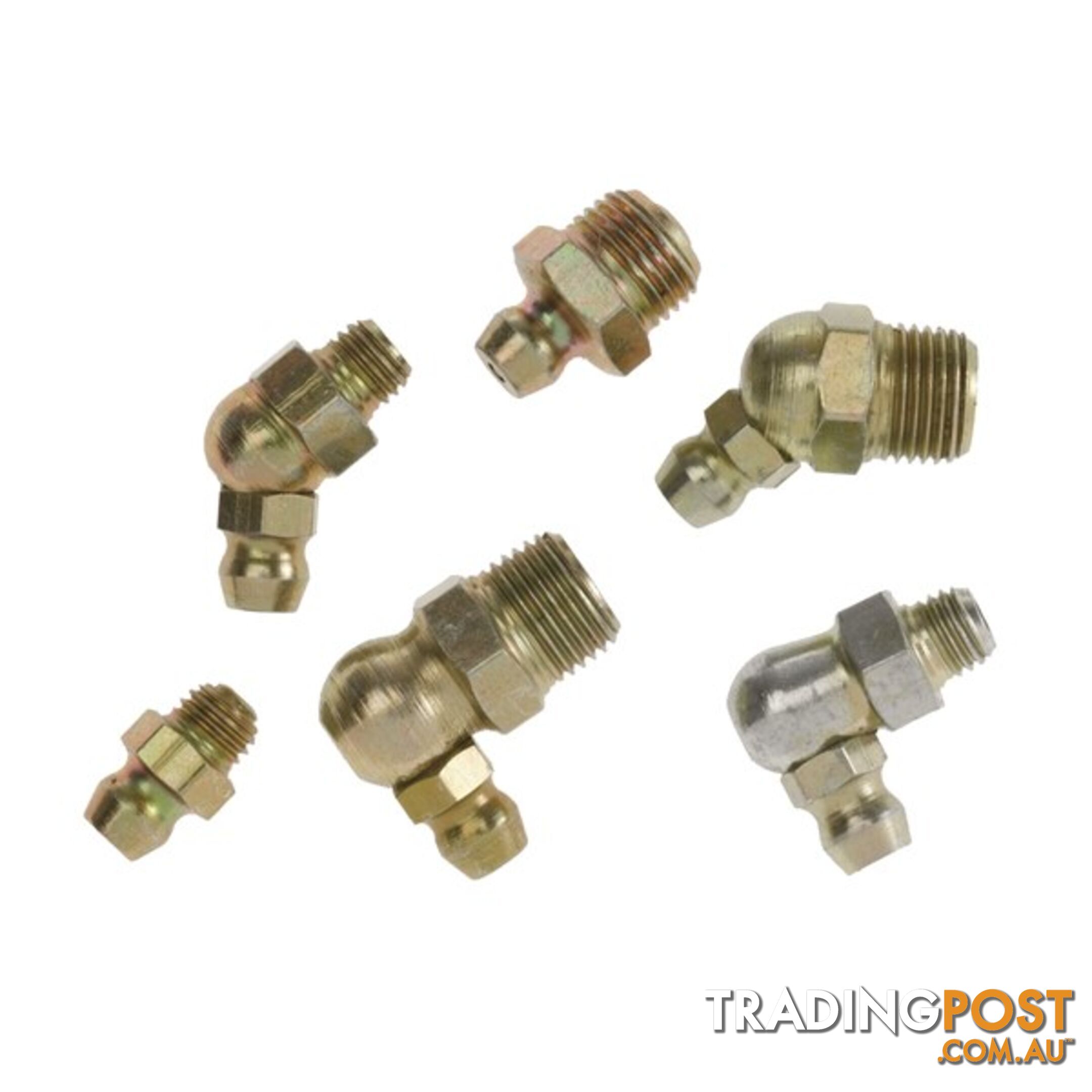 Toledo Grease Nipple Steel  - R1/8â 28 BSPT Taper Thread 90Â° (4 Pk) SKU - 305325