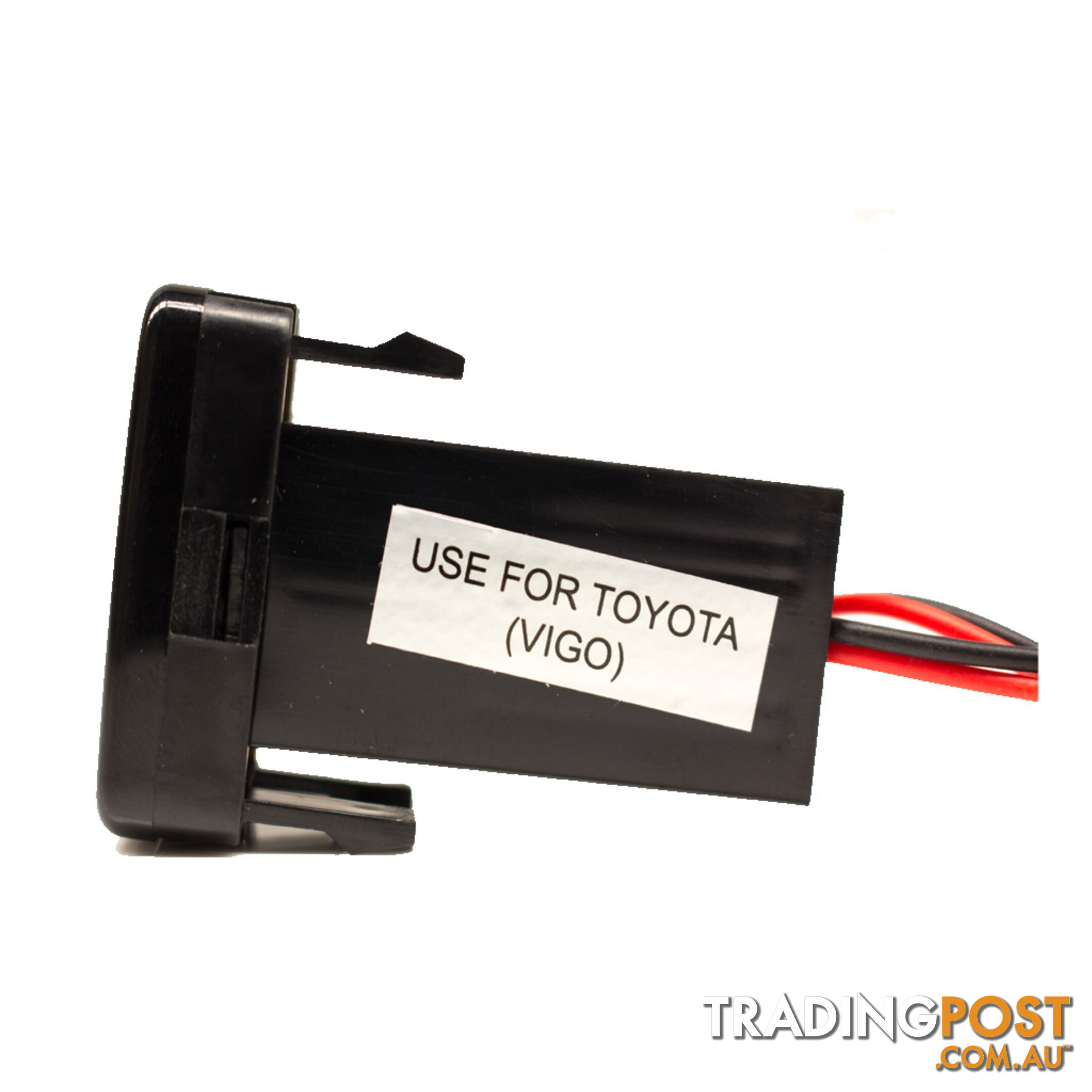 Dual USB Compatible with Toyota 2 x 5v 2.1amp Output 40mmx20mm Green B/light SKU - BB-ToyotaOldUSB