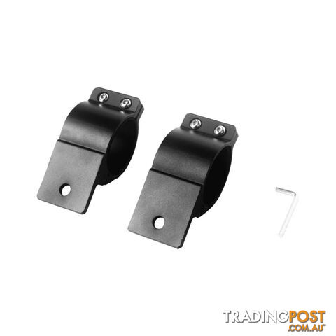 WhiteVision Bull Bar Mounting Bracket Pair 49  - 81mm SKU - LLBBKT4954, LLBBKT6671, LLBBKT7881