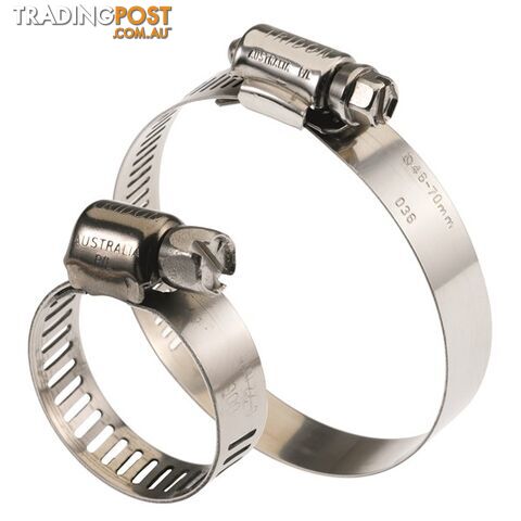 Tridon Full 316 S. Steel Hose Clamp 115mm â 165mm 10pk SKU - H316-096P