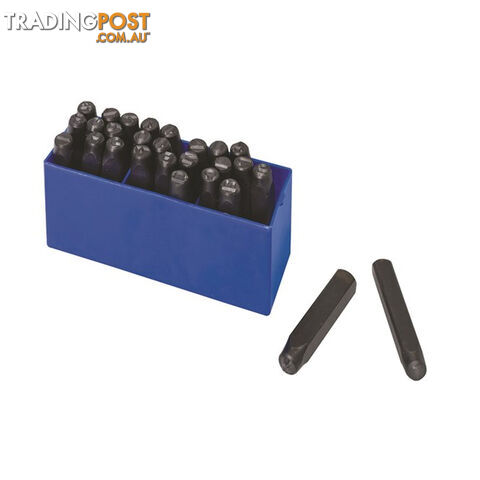 Toledo Letter Punch Set 5mm (3/16 ") 27pc SKU - 301627