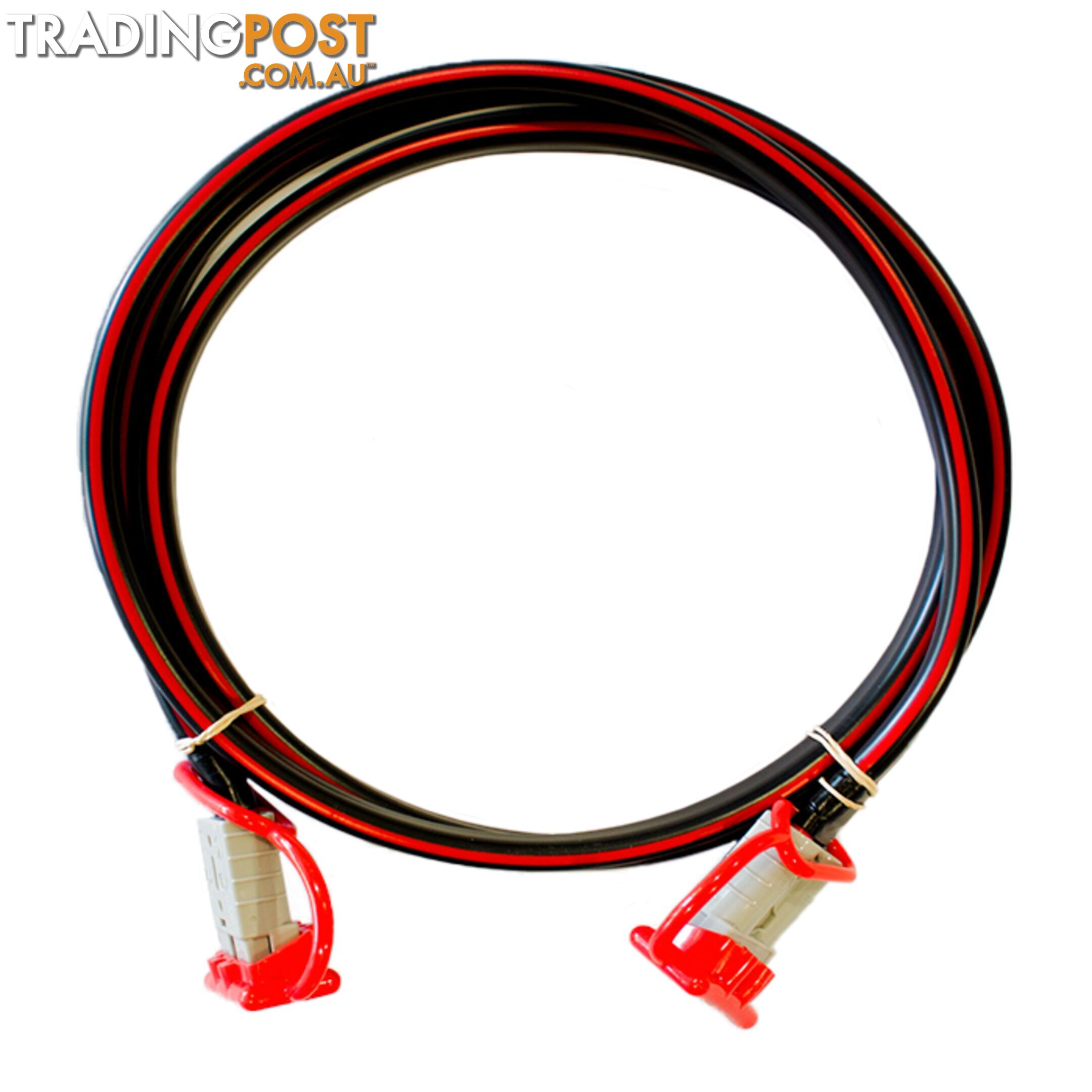 12v Extension x 1m  - 8 B S Dual Core, 50amp Connectors   Dust Caps SKU - BB-Ando-AndoWcaps