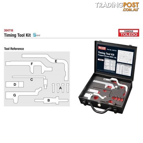 Toledo Timing Tool Kit  - Citroen   Peugeot SKU - 304718