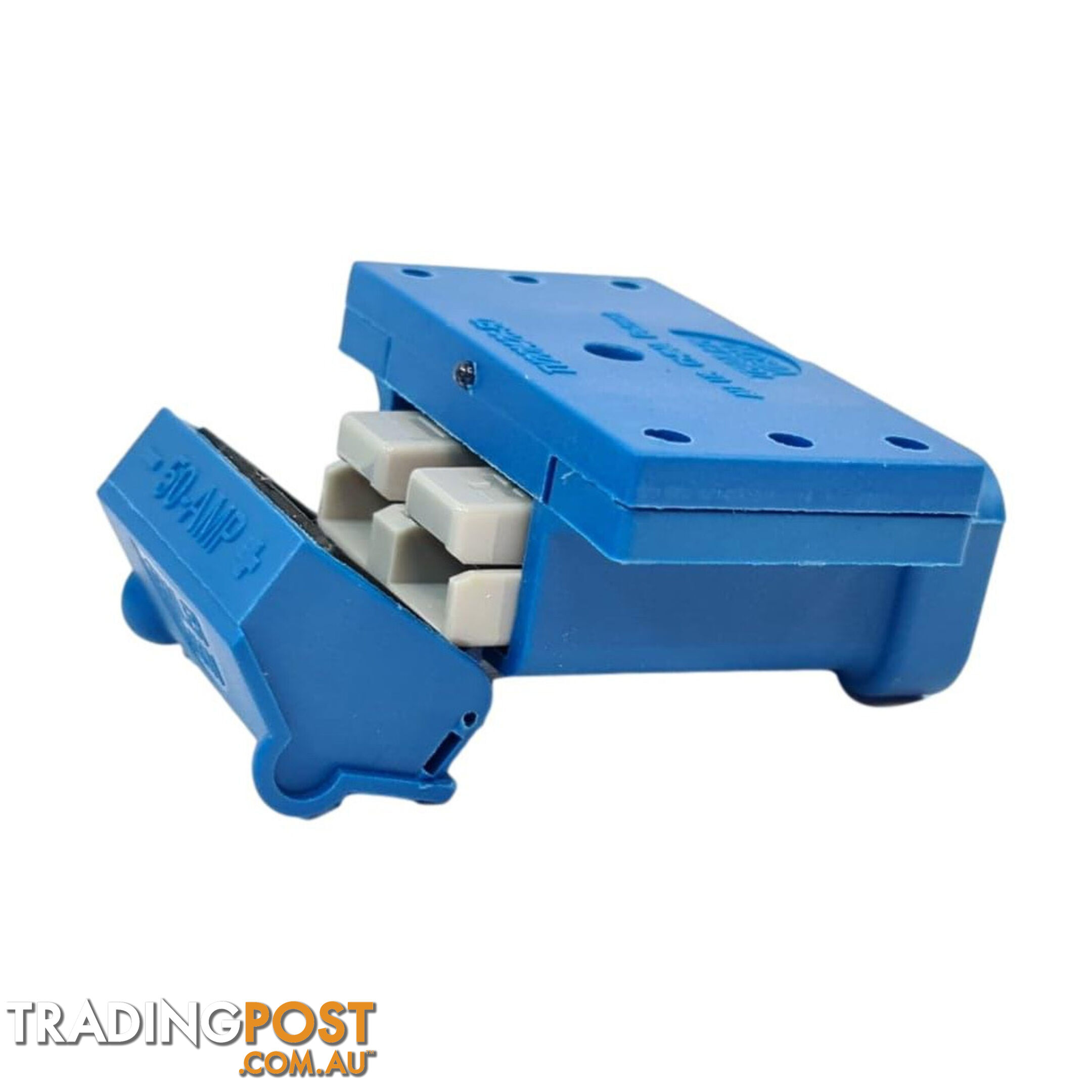 50amp Anderson Plug Blue Mounting Kit with LED Power Indicator SKU - TV-201426-50Blue