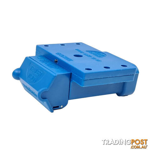 50amp Anderson Plug Blue Mounting Kit Connector Cover Assembly with LED Power Indicator SKU - TV-201426-50B