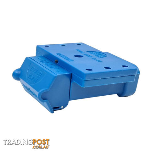 50amp Anderson Plug Blue Mounting Kit Connector Cover Assembly with LED Power Indicator SKU - TV-201426-50B