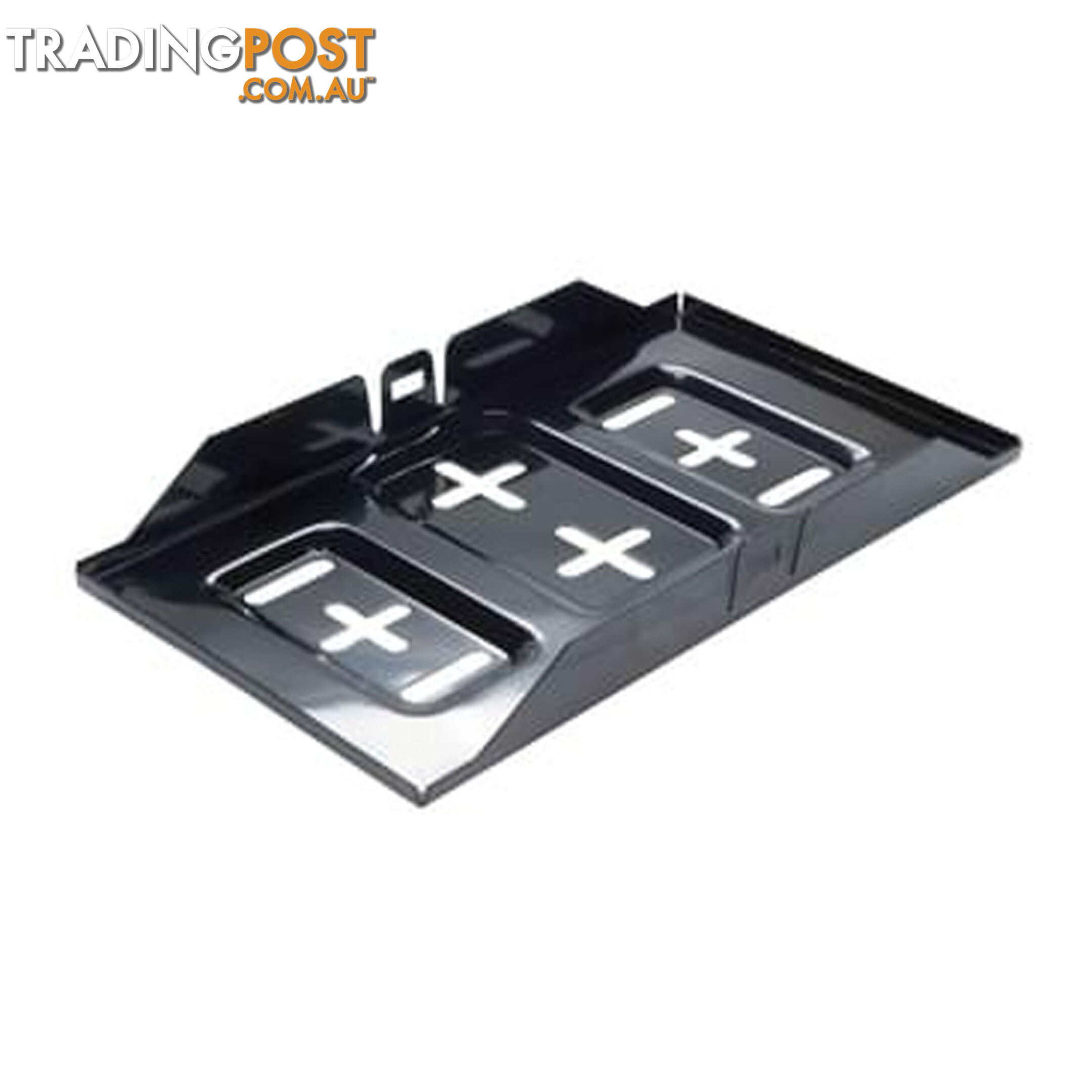 Matson Battery Tray Large Size 13 " (320mm) x 7 " (175mm) Heavy Steel Plastic Coat SKU - MA98111