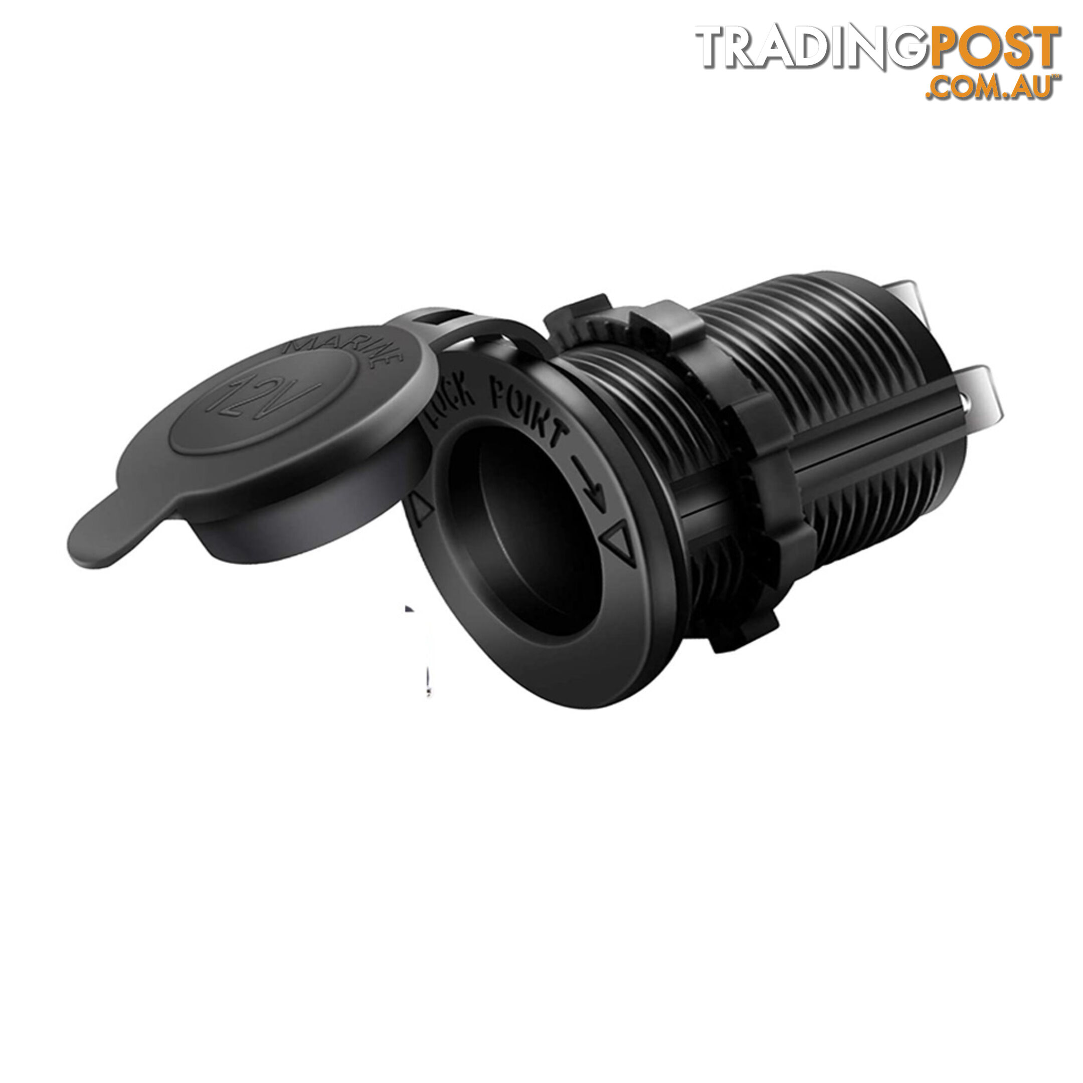 Female Cigeratte Socket Round Panel Mount SKU - BB-FemCigSocket