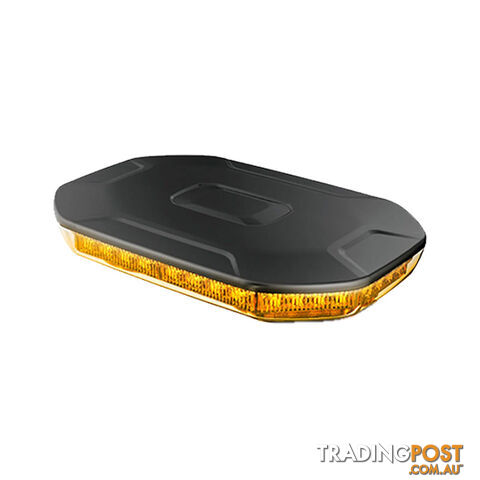 Whitevision 10-30V 20W LED Minibar Amber Beacon Bracket/Magnetic Mt. SKU - BE500A-BR, BE500A-MG