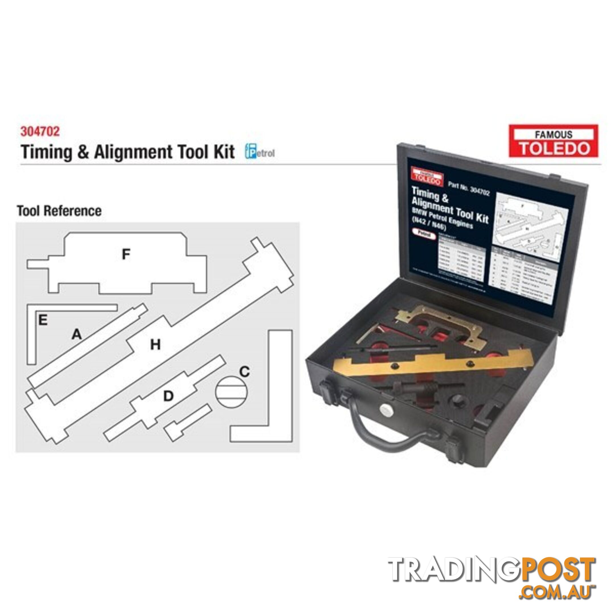 Toledo Timing Tool Kit  - BMW SKU - 304702