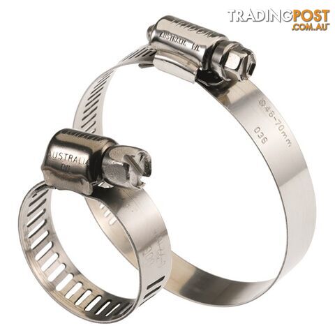 Tridon Full 316 S. Steel Hose Clamp 90mm â 114mm 10pk SKU - H316-064P