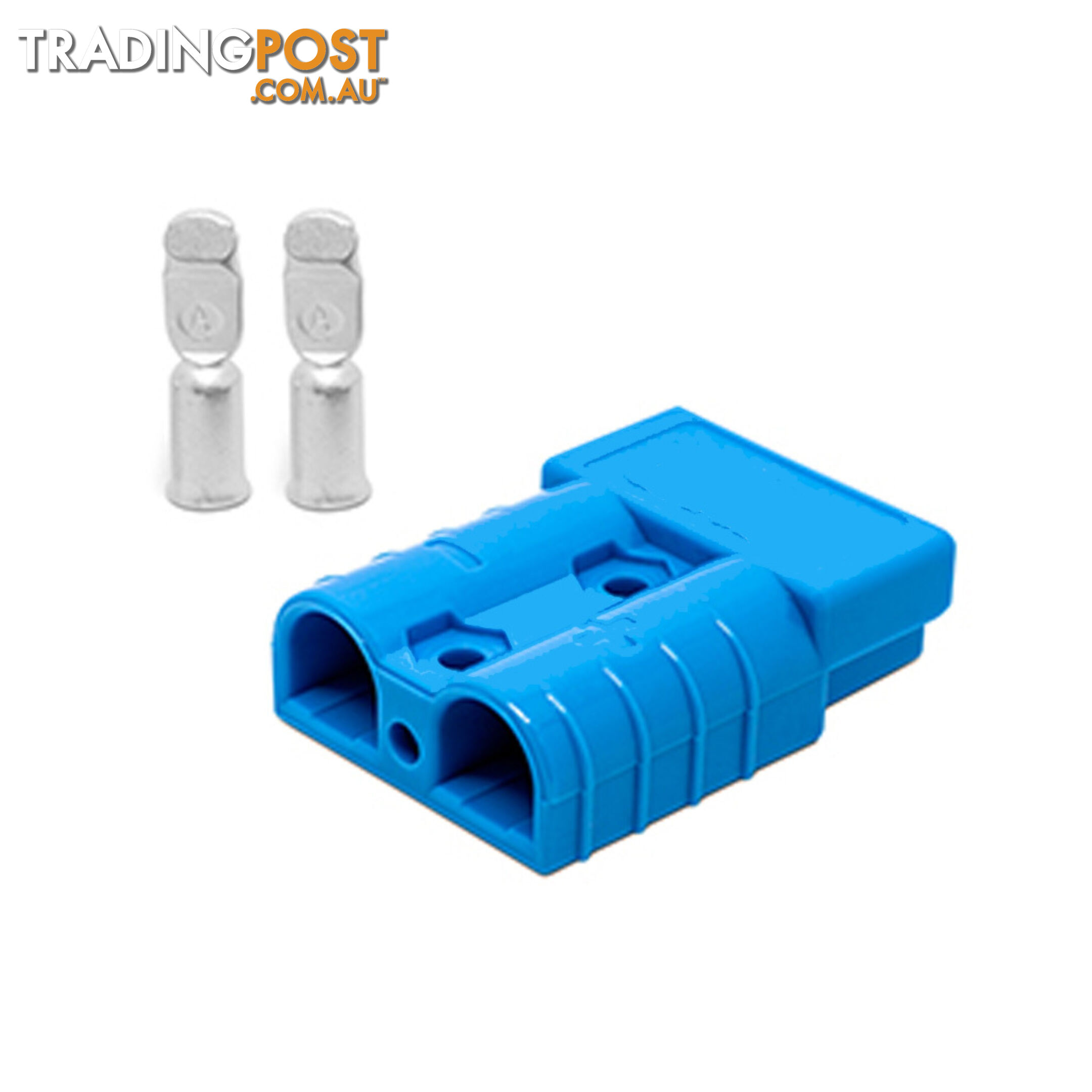 50 amp Anderson Plug Blue (Single) inc Terminals SKU - 10042