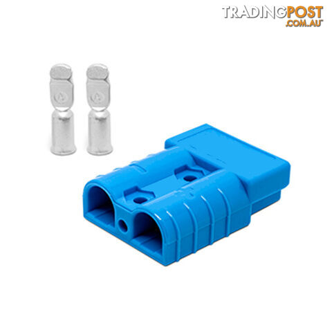 50 amp Anderson Plug Blue (Single) inc Terminals SKU - 10042