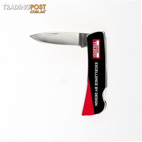 Toledo Pocket Knife  - Single 60mm Blade Lock Back Feature SKU - 321301