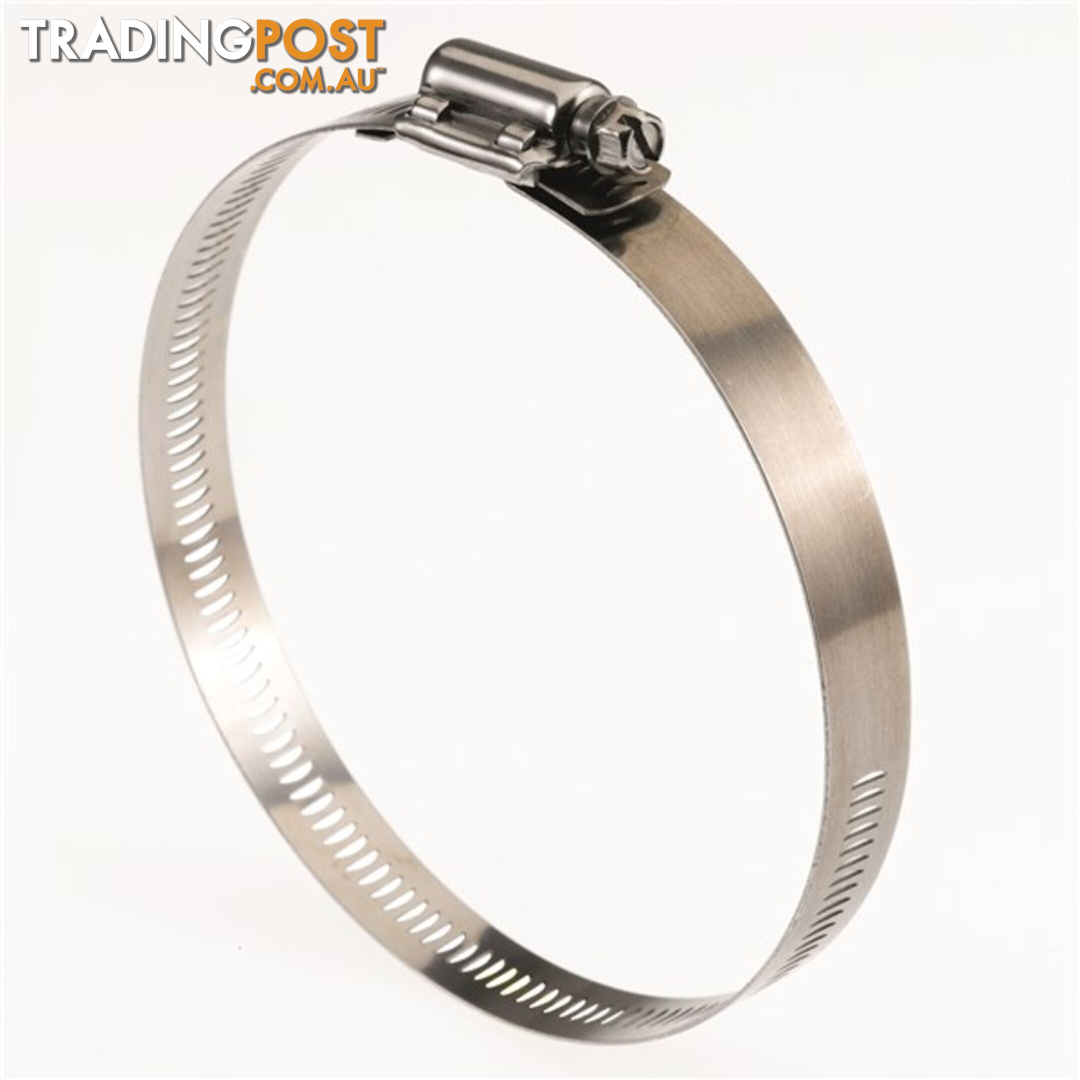 Tridon Tri-Strength Clamp Stainless Steel Perforated 33mm  - 57mm 10pk SKU - TS57P