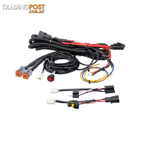 WhiteVision Driving Light Plug   Play Wiring Harness DT Conn SKU - LDLWK200