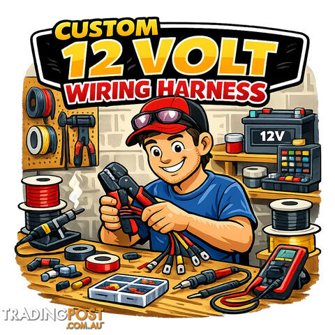 Custom 12 Volt Wiring, Harnesses Power Adaptors â Built to Your Requirements...
