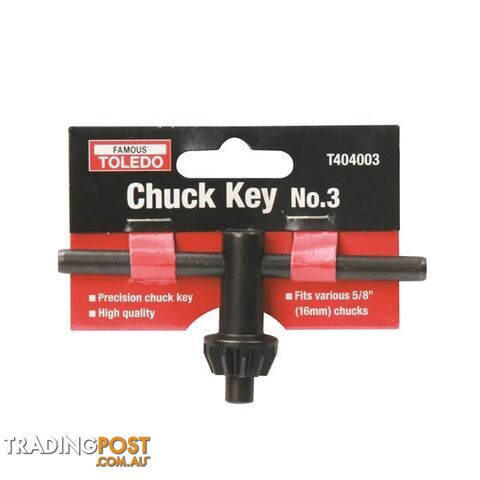 Chuck Key  - 10mm (No.10) SKU - T404010