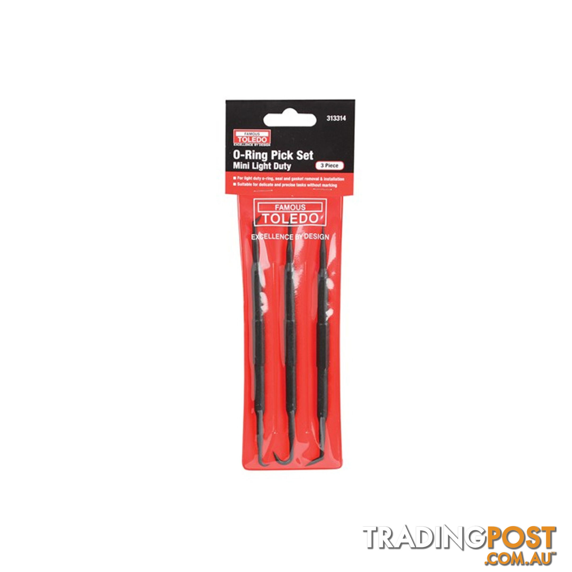 Toledo Mini Light Duty O-Ring Pick Set  - 3pc SKU - 313314