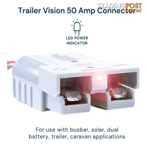 50a Anderson Style Connector and Boot No Crimp / Solder 10pc Pack SKU - TV-50APCGx10