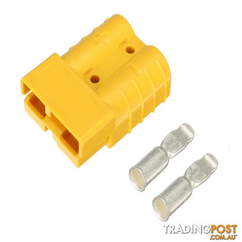 50 amp Anderson Plug Yellow (Single) inc Terminals SKU - 10043