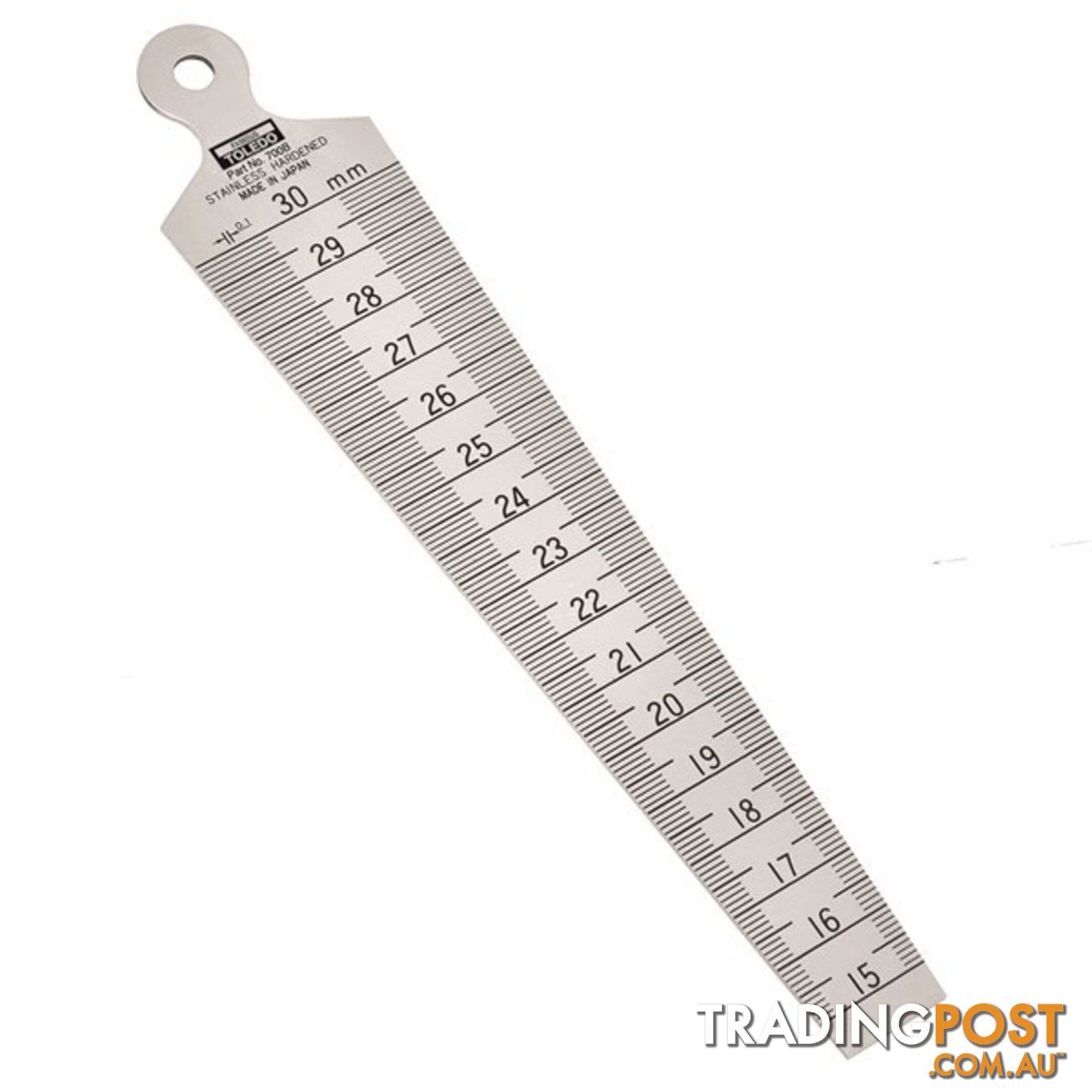 Taper Gauge  - With Hanger Hole 15-30mm SKU - 700B