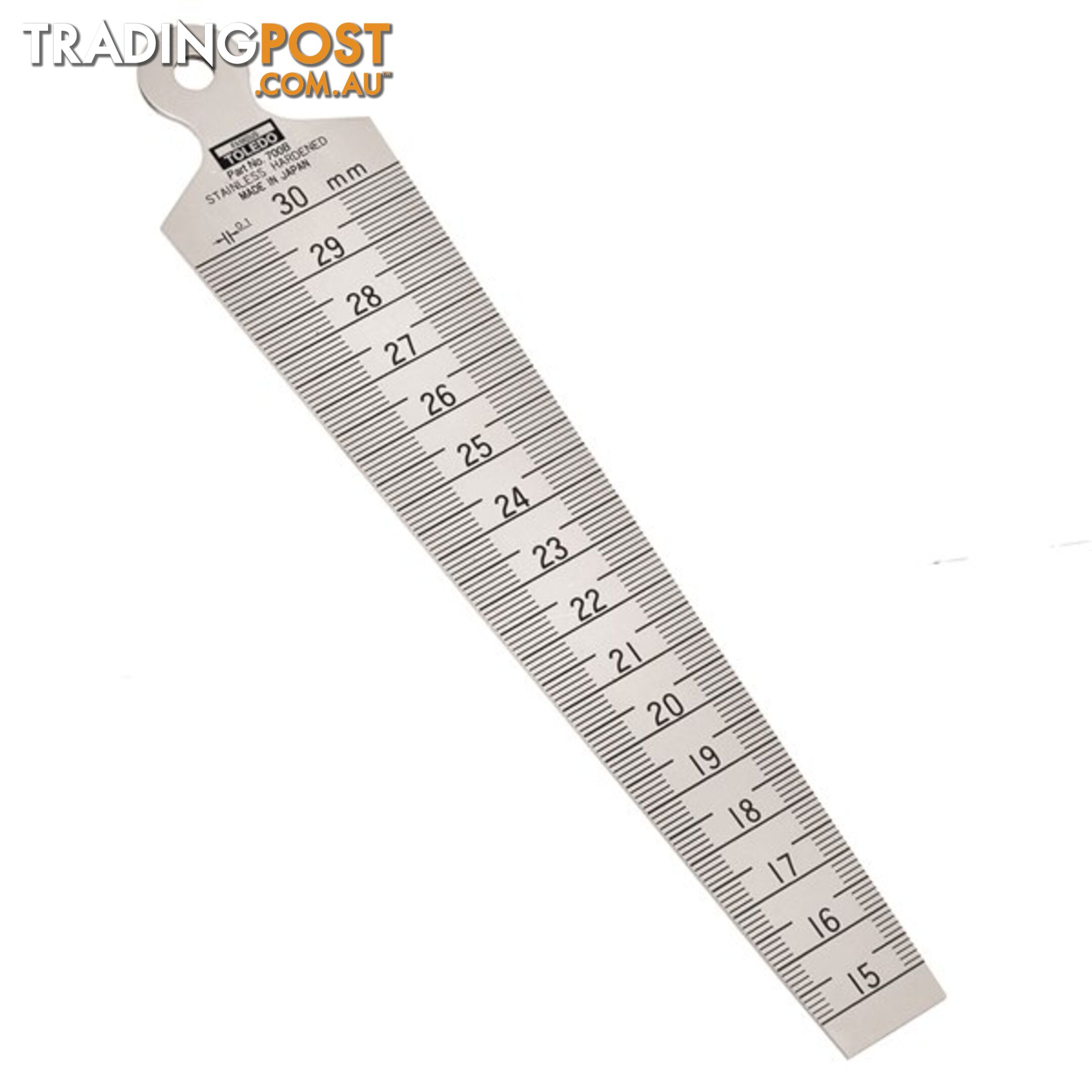 Taper Gauge  - With Hanger Hole 15-30mm SKU - 700B