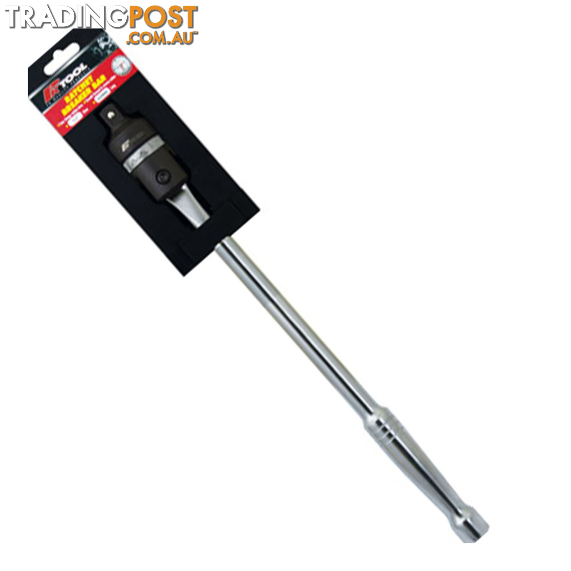 Breaker Bar 1/2 "dr Ratchet Head 460mm Long Forward Reverse Lock Heavy Duty SKU - PT53306