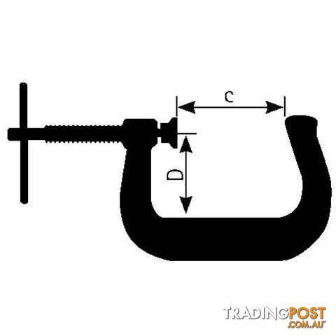 Toledo G-Clamp  - 150mm SKU - 301872