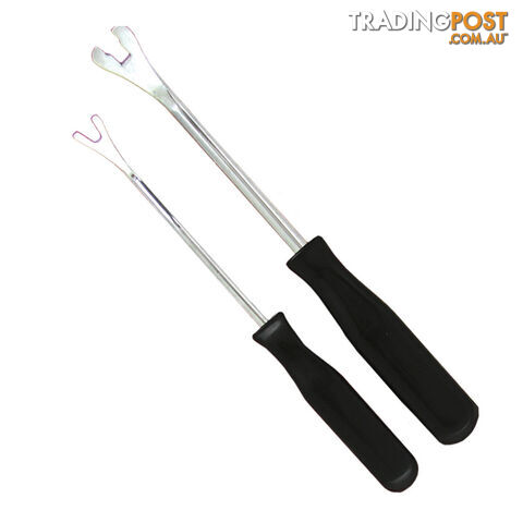 Trim   Clip Removal Tools 2pc Set Curved   Notched Square Fork Offset Head SKU - PT70900