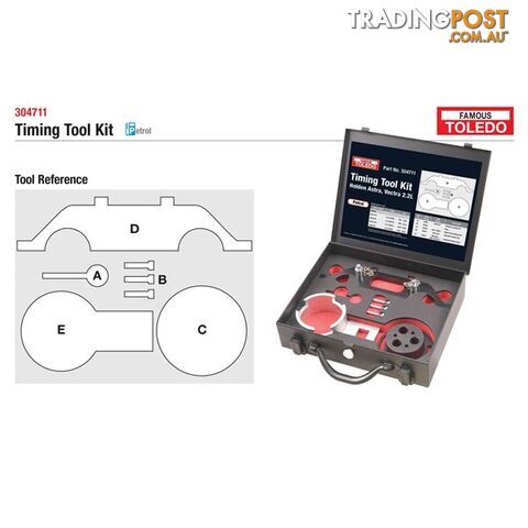 Toledo Timing Tool Kit  - Holden (GM) SKU - 304711
