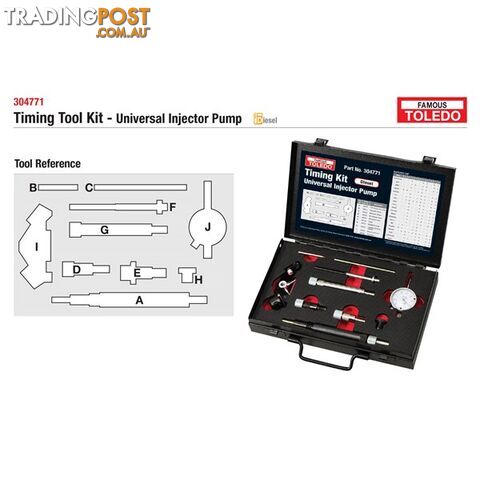 Toledo Timing Tool Kit  - Universal SKU - 304771