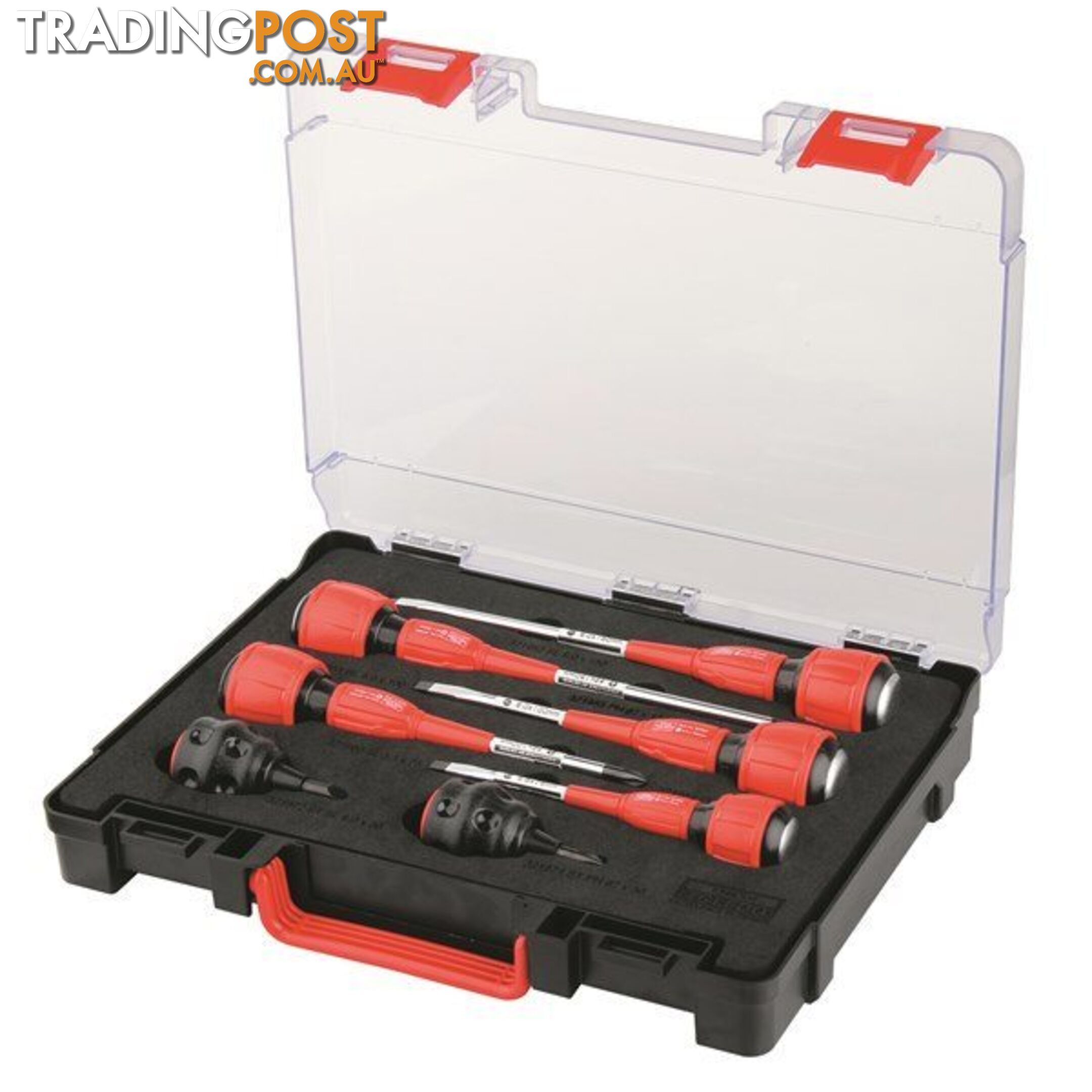 Toledo Strike-Thru Screwdriver Set 7 Pc SKU - 321984