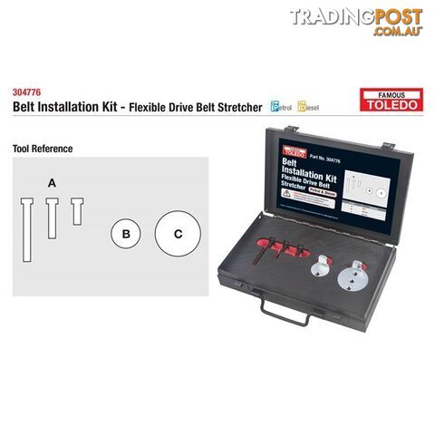Toledo Timing Tool Kit  - Universal Stretch Belt Tool SKU - 304776