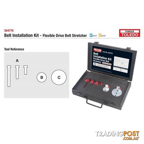 Toledo Timing Tool Kit  - Universal Stretch Belt Tool SKU - 304776