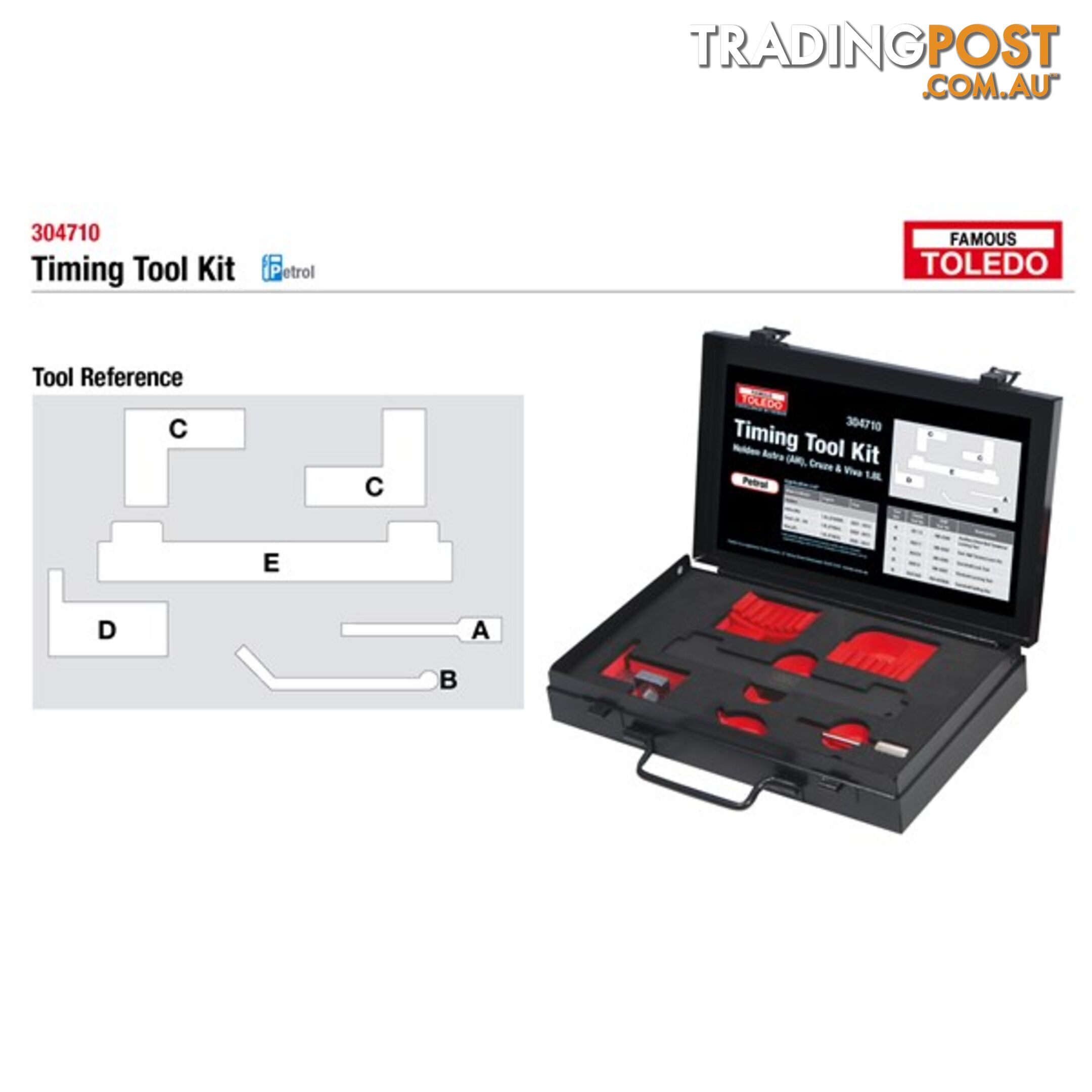 Toledo Timing Tool Kit  - Holden (GM) SKU - 304710